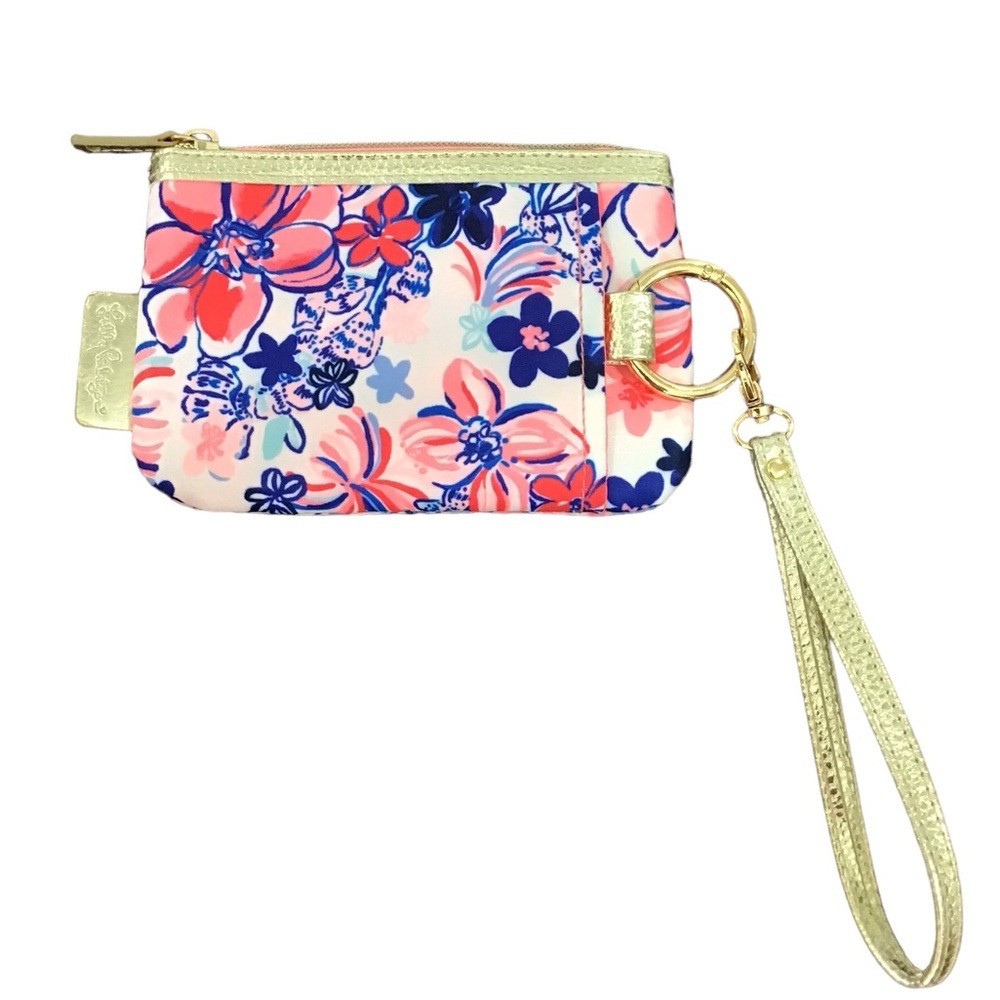 Lilly Pulitzer Party Like A Lobstar Zip Top Wallet Wristlet